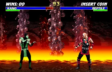 Ultimate Mortal Kombat 3 (rev 1.2) screen shot game playing